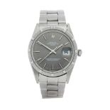 Rolex Oyster Perpetual Date 15010 Unisex Stainless Steel Watch