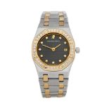 Audemars Piguet Royal Oak 67075SA Ladies Stainless Steel & Yellow Gold Diamond Watch