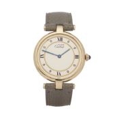 Cartier Must de Cartier Ronde 101958 Ladies Gold Plated Watch