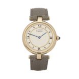 Cartier Must de Cartier Ronde 101958 Ladies Gold Plated Watch