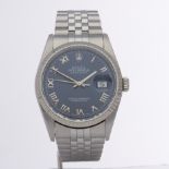 Rolex Datejust 36 16234 Unisex Stainless Steel Watch