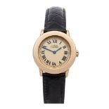 Cartier Must de Cartier Ronde 1801 Ladies Gold Plated Watch