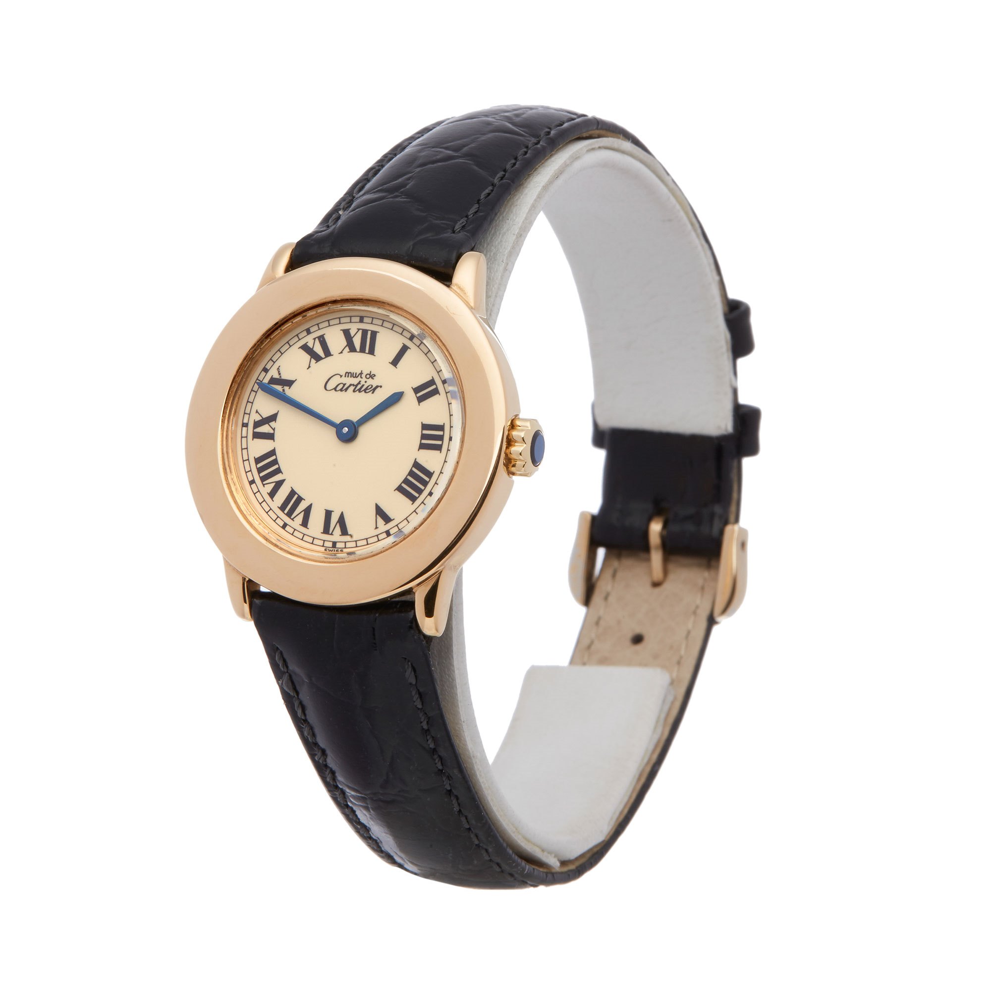 Cartier Must de Cartier Ronde 1801 Ladies Gold Plated Watch - Image 2 of 7