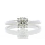 18ct White Gold Solitaire Diamond Ring 0.90 Carats