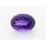 Loose Oval Amethyst 12.00 Carats