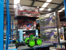 6 Items Ð 2 X 360 Spin Amphibious Land & Water Vehicle (1 X No Box) , 2 X Mini Power Buggy, 1 X X-K