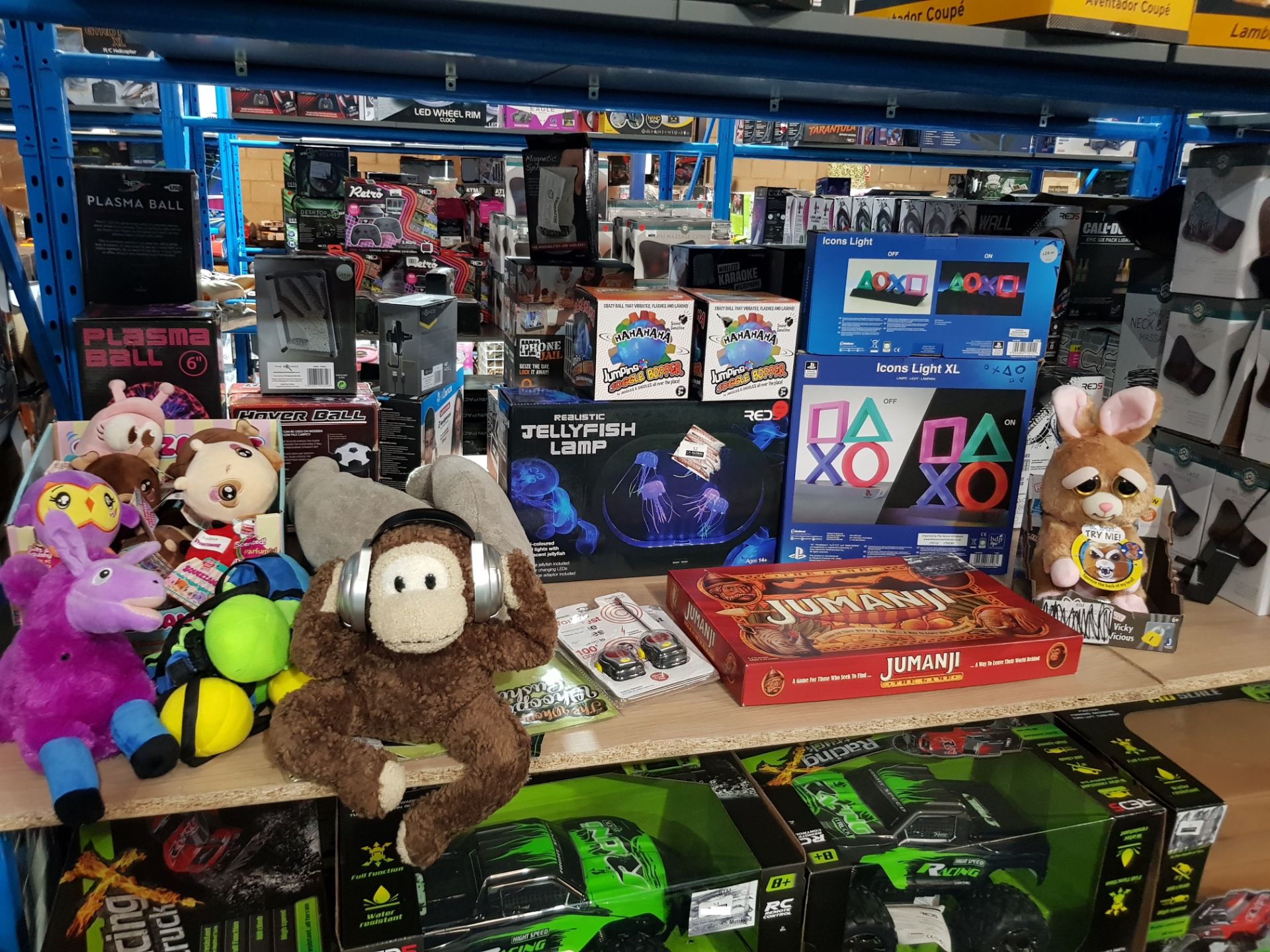 Approx. 25 Items Ð Mixed Lot To Inc 11 X Squeezamals, 2 X PlayStation Icons Light, 1 X Feisty Pet, 1