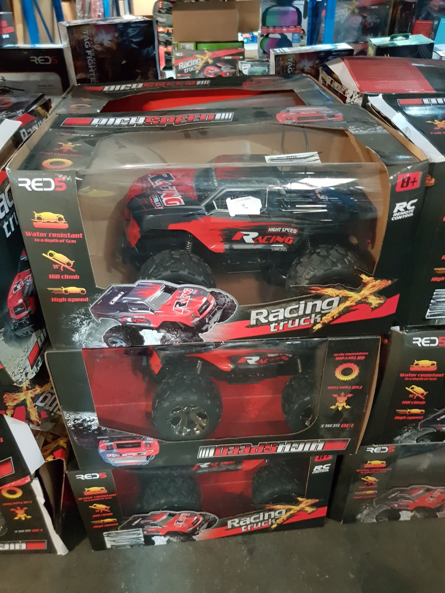 6 X Red5 High Speed RC Racing Truck