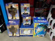 7 Items Ð 3 X Disney Beauty And The Beast 3D Lumiere, 2 X Enchanted Rose Light, 1 X Mrs Potts Tea P