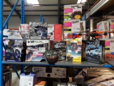 11 Items - Mixed Lot To Inc 4 X Red5 RC Wall Climbing Car, 1 X VR Feel Real Alien Blasters, 1 X Fly