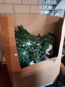 Contents Of Pallet Ð A Very Large Qty Of Mixed Artificial Christmas Trees