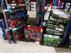 Approx. 14 Items Ð 10 X Air Shot Game, 3 X Sharper Image 2 Player Electronic Space Laser Tag & 2 C E