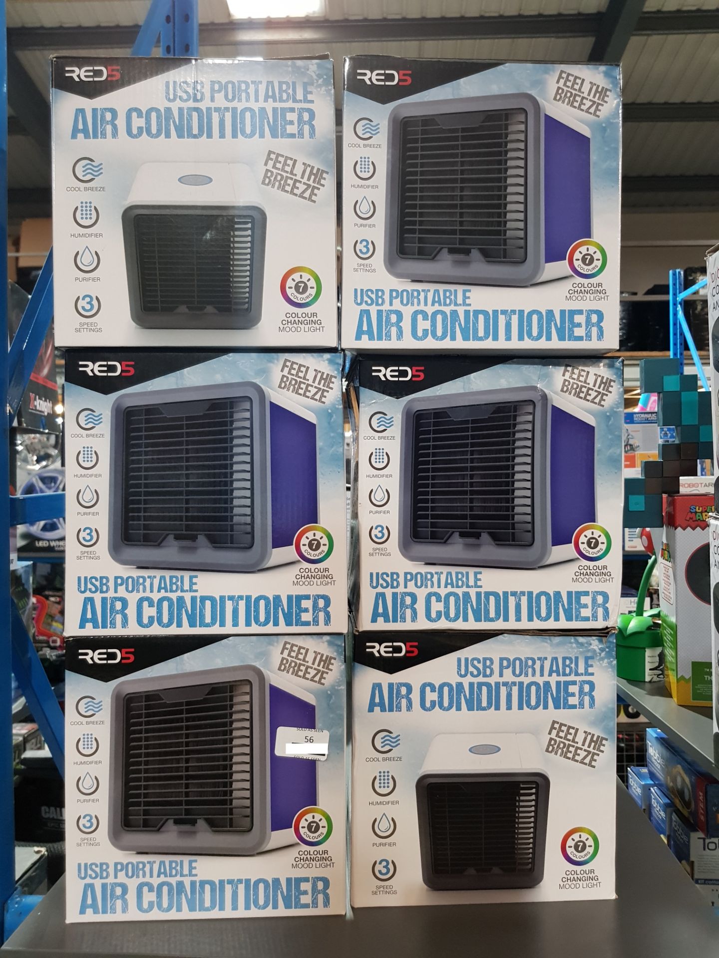 6 X Red5 USB Portable Air Conditioner