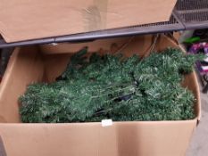 A Qty Of Mixed Artificial Christmas Trees