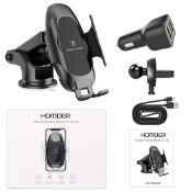 Homder Automatic Clamping Wireless Car Charger Mount,10W/7.5W Qi Fast Car Charging RRP £39.99