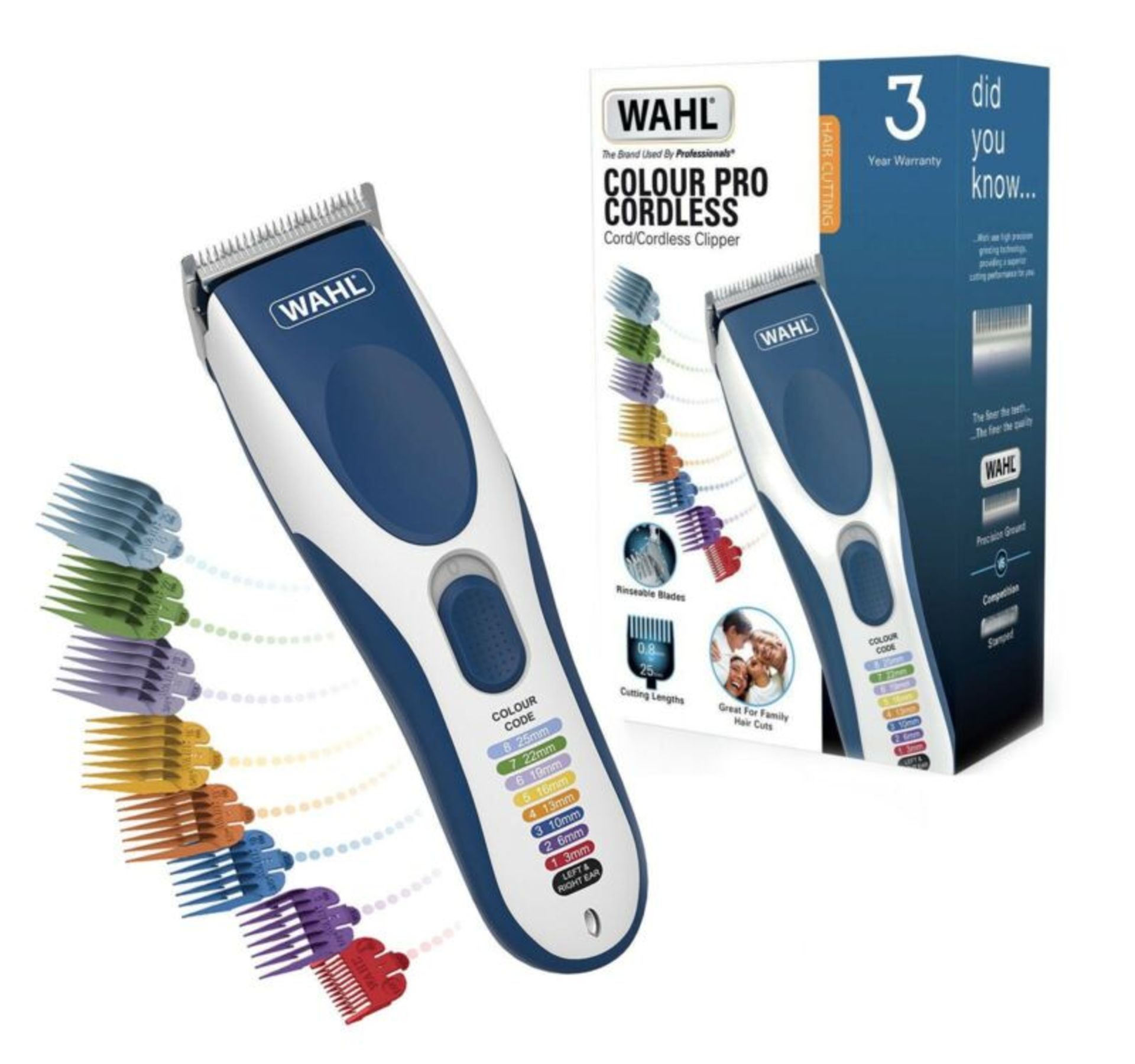 Wahl Colourpro Cordless Clipper