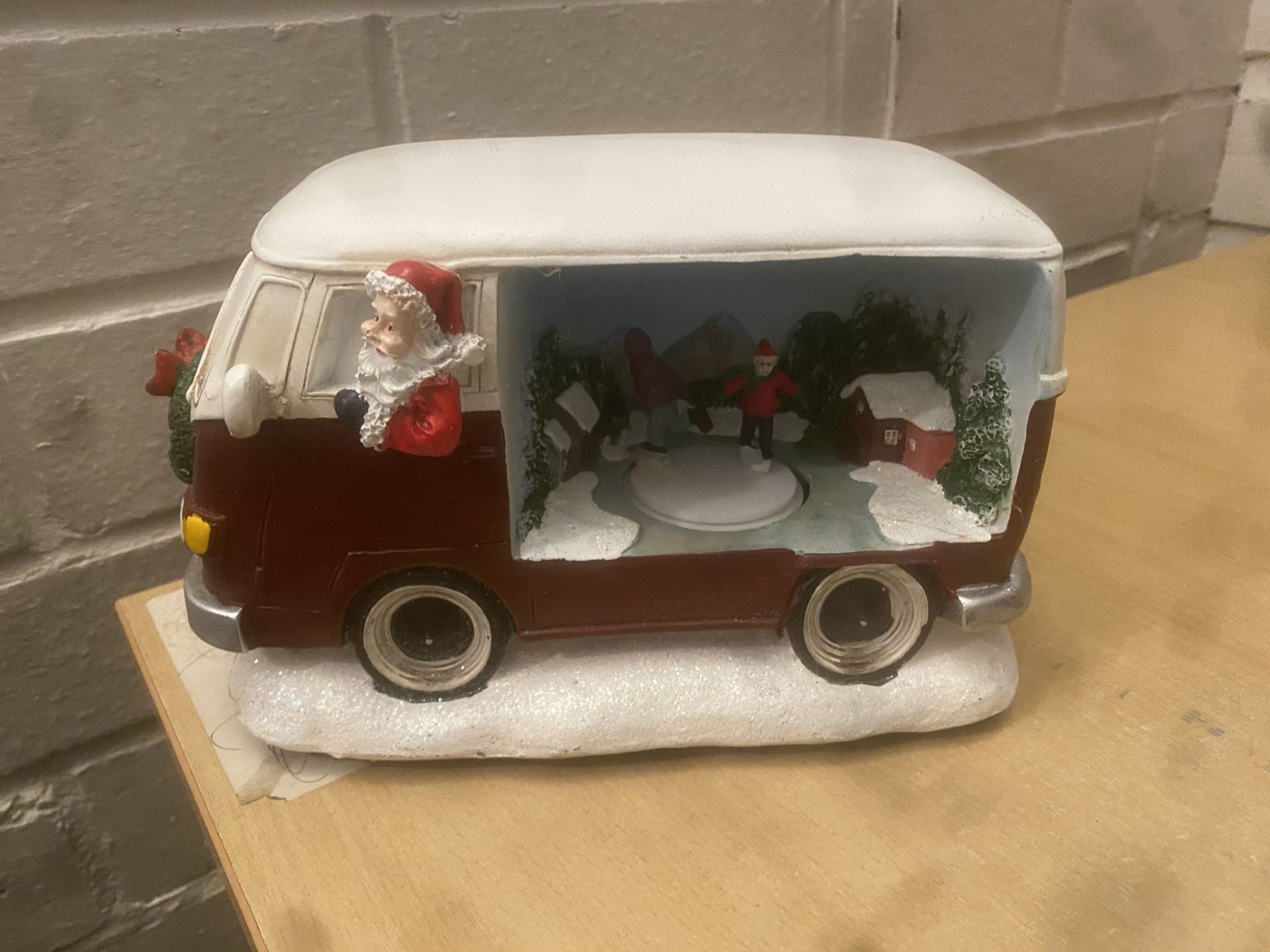 Led Santa Camper Van
