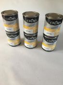 6 X Crown Quick Dry Primer Undercoat White 750Ml RRP £12