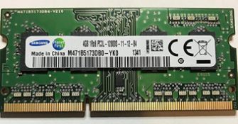 RRP £54.99 Samsung M471B5173DB0-YK0 4GB (1x4GB) 1Rx8 DDR3 PC3L-12800S SoDIMM Memory Module