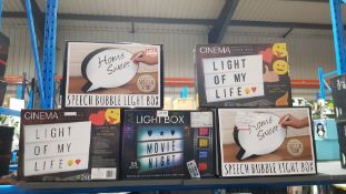 Approx. 14 X Mixed Style Cinema Lightbox