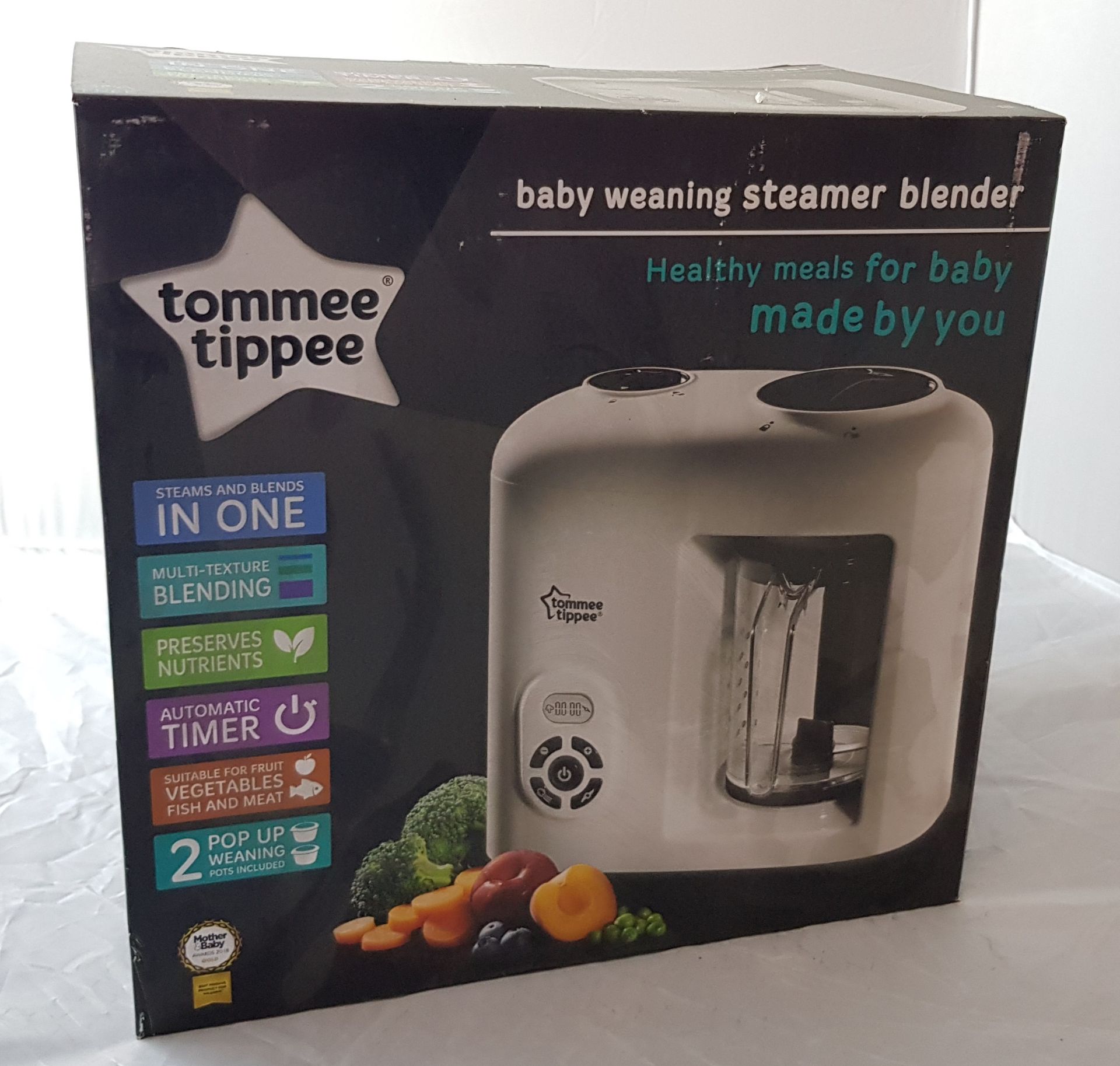 Tommee Tippee Baby Weaning Steamer Blender. (RRP £79.95) New, Sealed Product. No Guarantee Or ... - Image 2 of 2