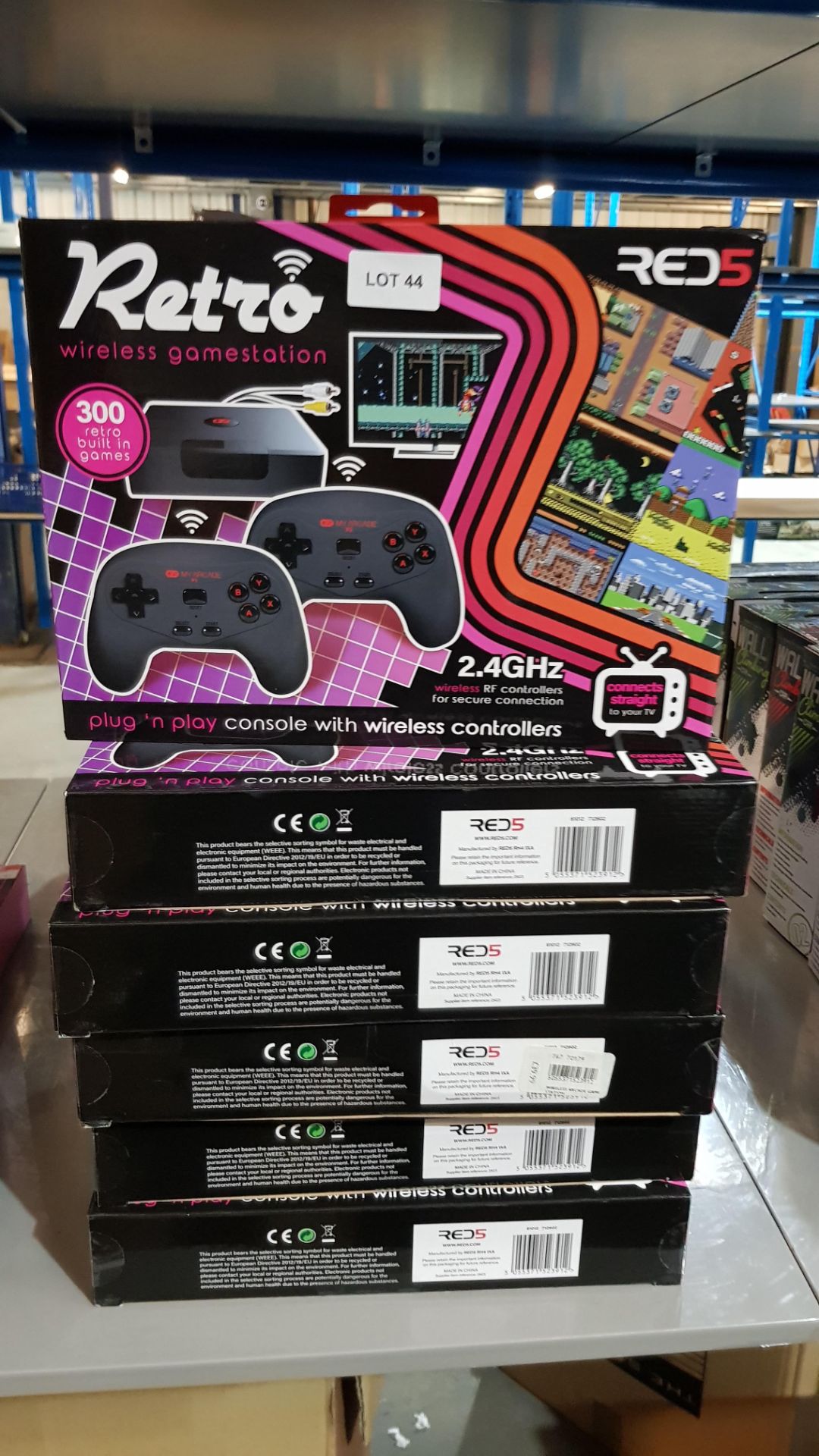 6 X Red5 Retro Wireless Gamestation