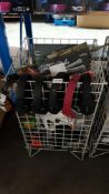 Contents Of Cage - Mixed Tech To Inc Bluetooth Headphones, Digital Drumsticks, Neon Cactus Lig...