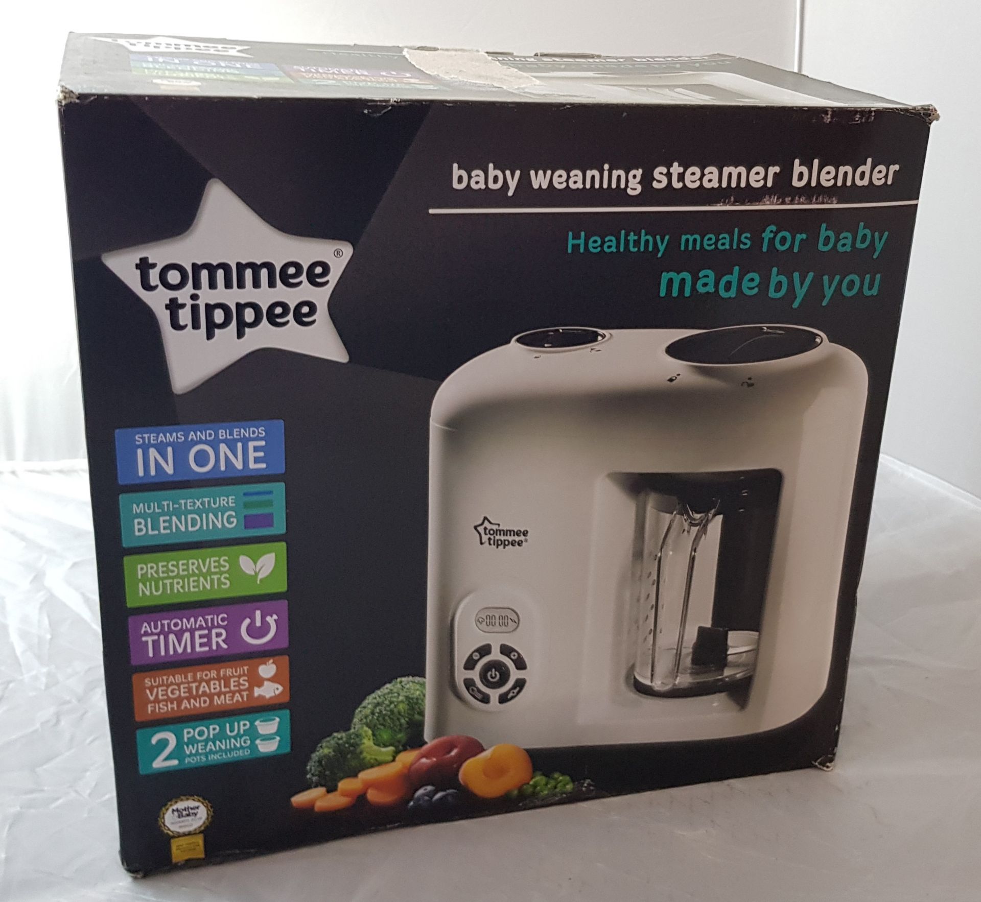 Tommee Tippee Baby Weaning Steamer Blender. (RRP £79.95) Appears As New Ð Opened To Check Co... - Image 2 of 2