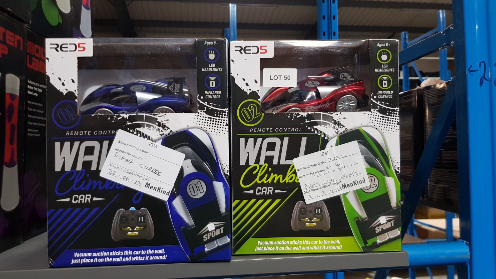 17 X Red5 RC Wall Climbing Car