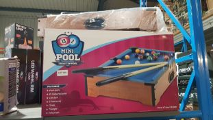 5 X Mini Pool Table Top Pool (1 X No Box)