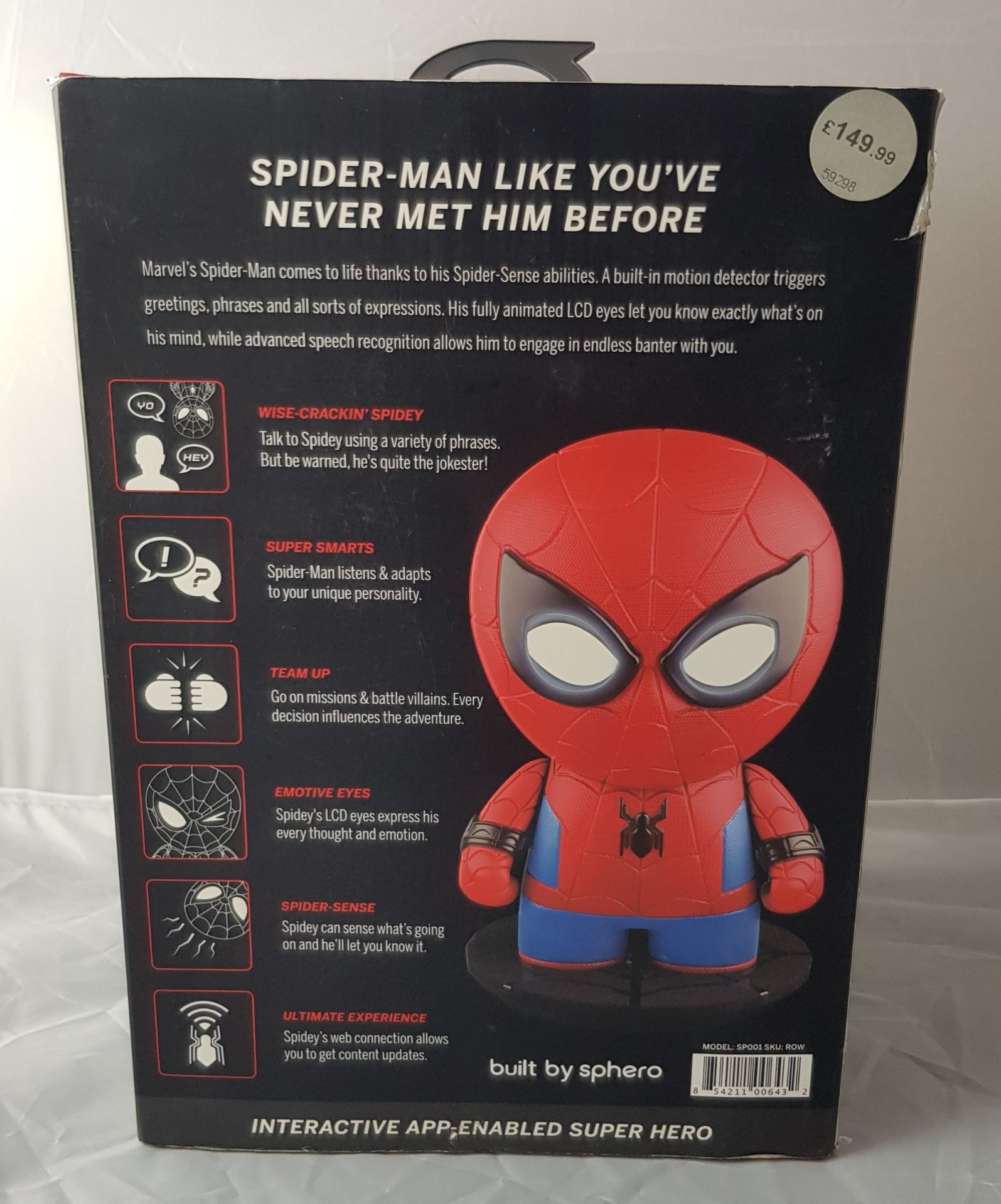 Sphero Marvel Spider-Man Ð Interactive App Enabled Superhero (RRP £149.99). iOS And Android - Image 4 of 10