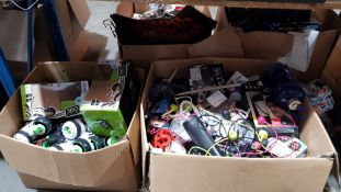 Contents Of 2 Boxes Ð Mixed Lot To Inc 360 Stunt Cars, Laser Tag,, Beanie Bluetooth Hat UFO L...