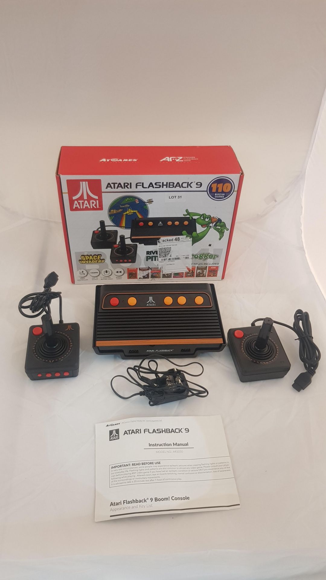 Atari Flashback 9 Games Console - 110 Built In Games. (RRP £85) Tested Ð Appears To Operate ... - Image 3 of 3