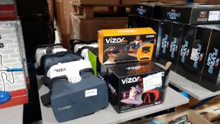 10 X Mixed Style Vizor VR Headsets