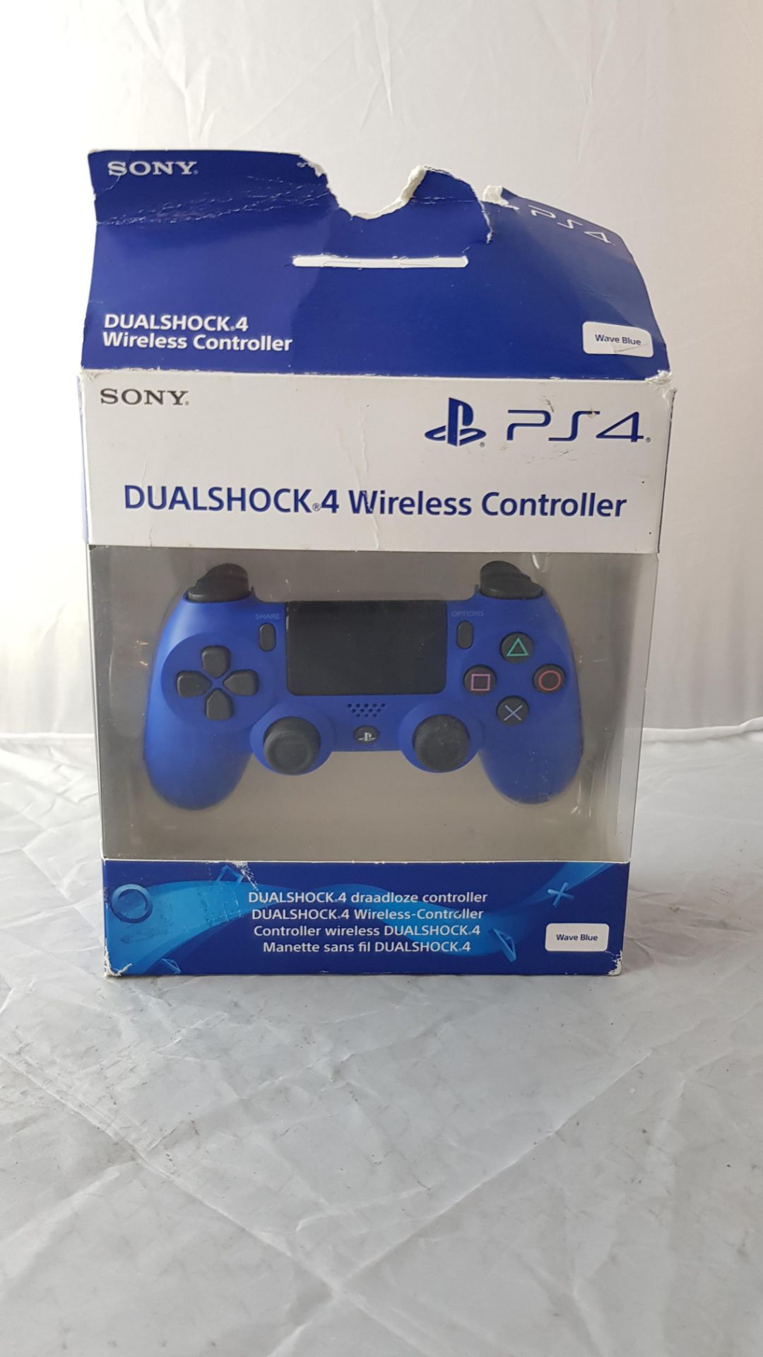 Sony Ps4 DualShock Wireless Controller Ð Blue. (RRP £49.99) Tested Ð Appears To Operate As... - Image 2 of 2