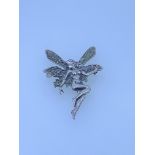 925 silver fairy broach