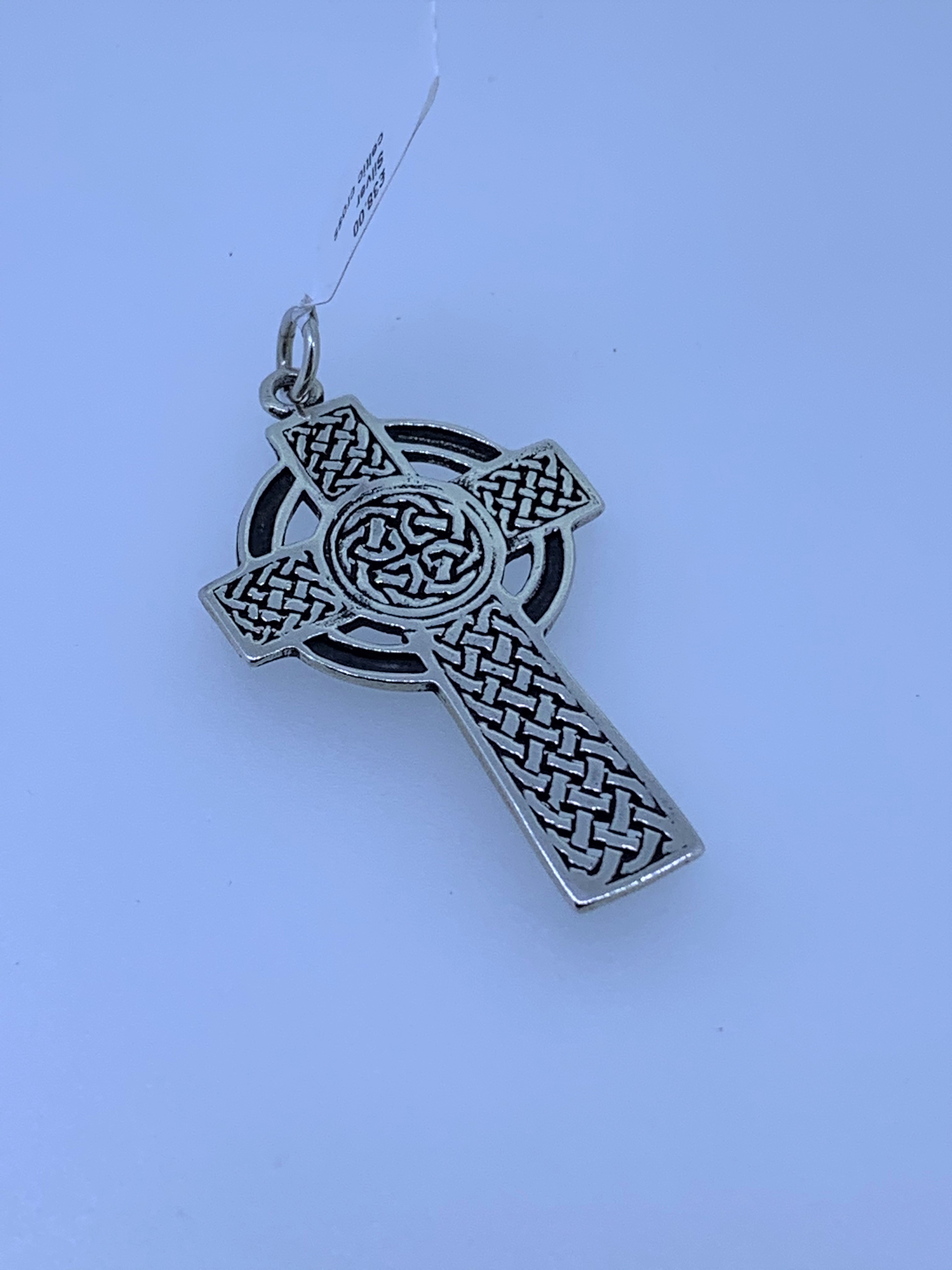 925 celtic cross silver