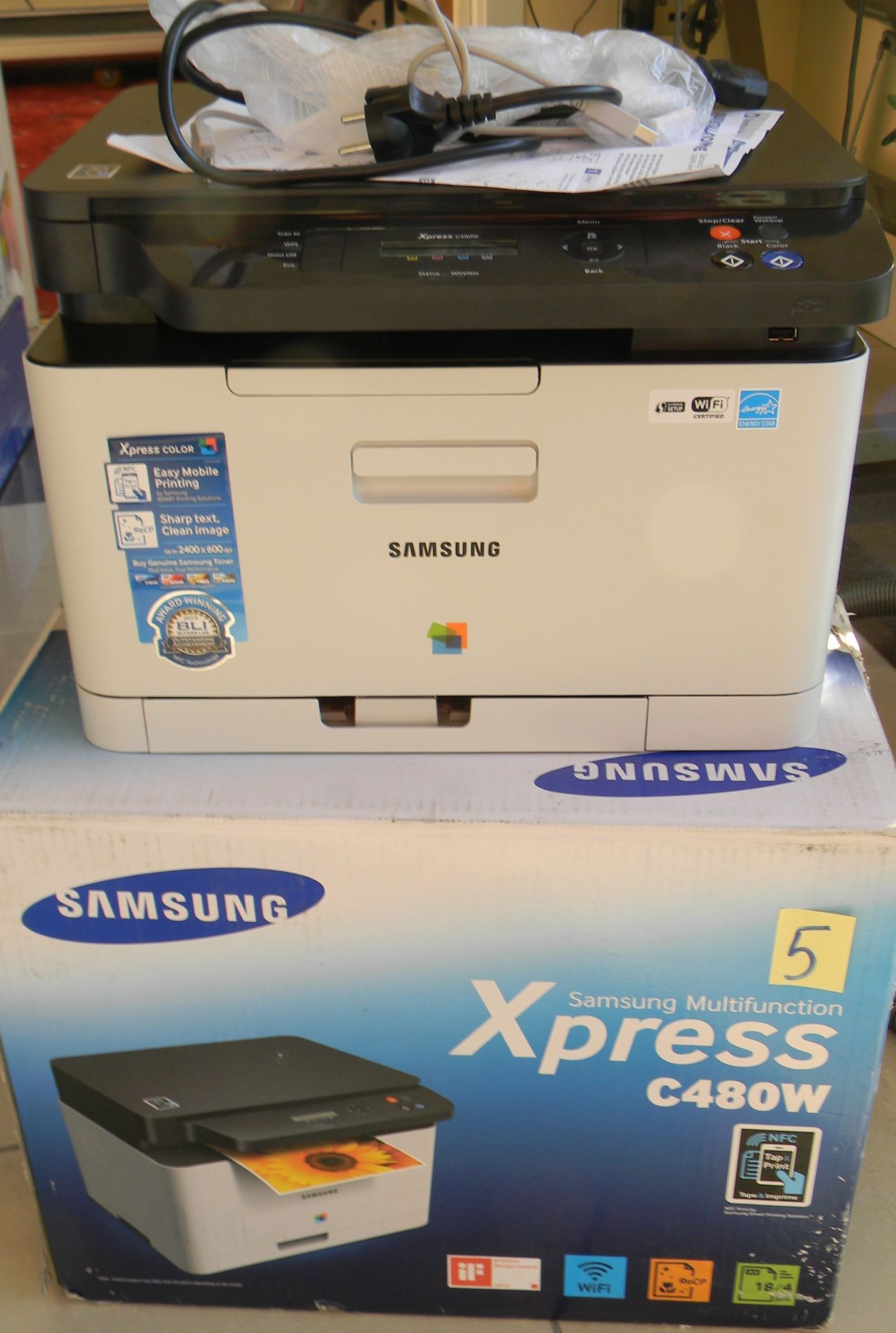 Samsung Xpress C480W Colour Laser Multifunctional Printer (Like New)