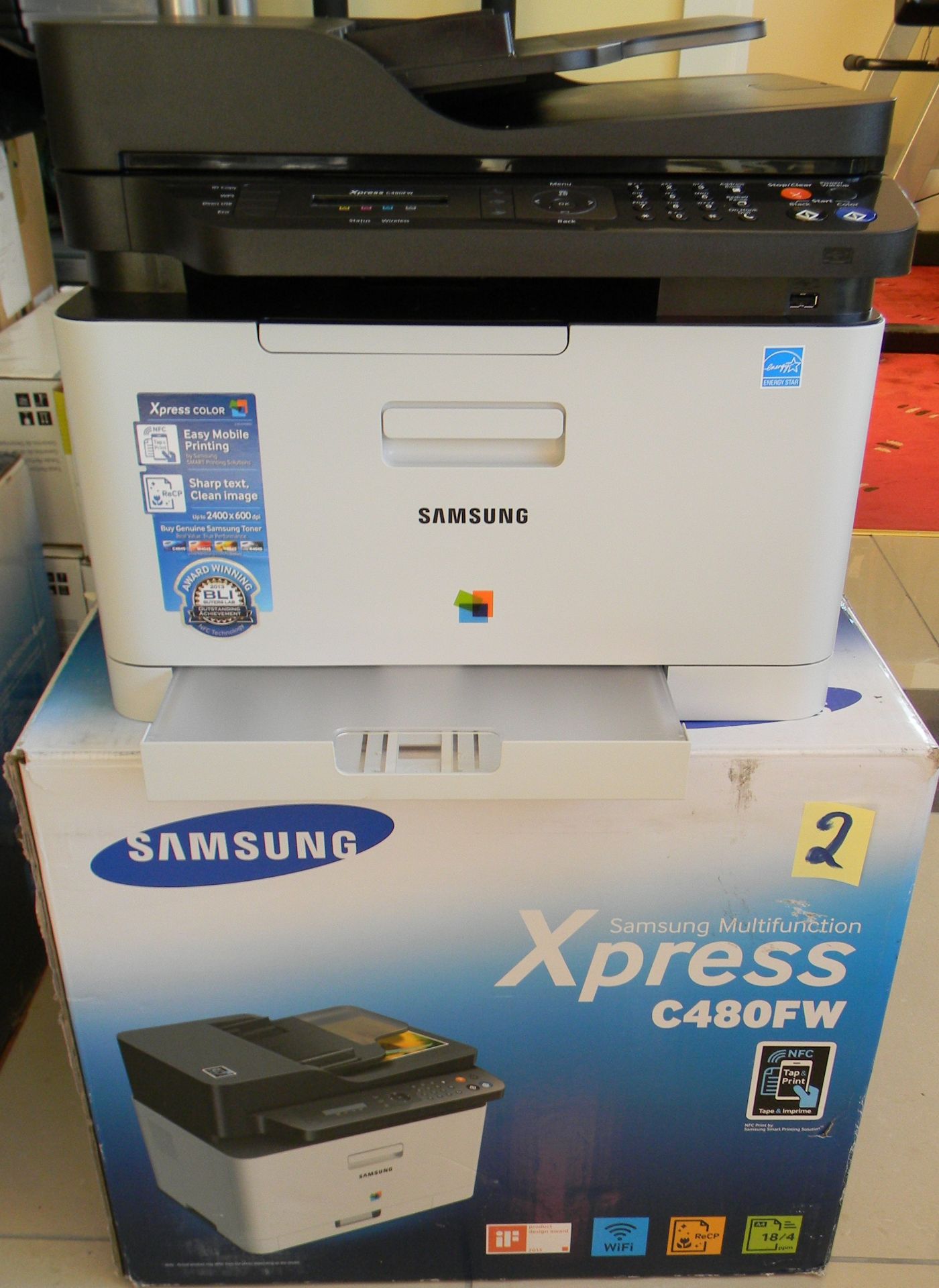 Samsung Xpress C480FW Colour Laser Multifunctional Printer (Like New)