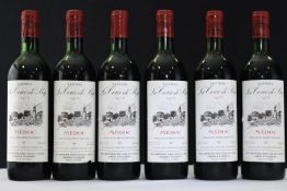 6 Bottles Chateau La Tour De By 1973