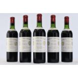 5 Bottles Cheval Blanc 1964