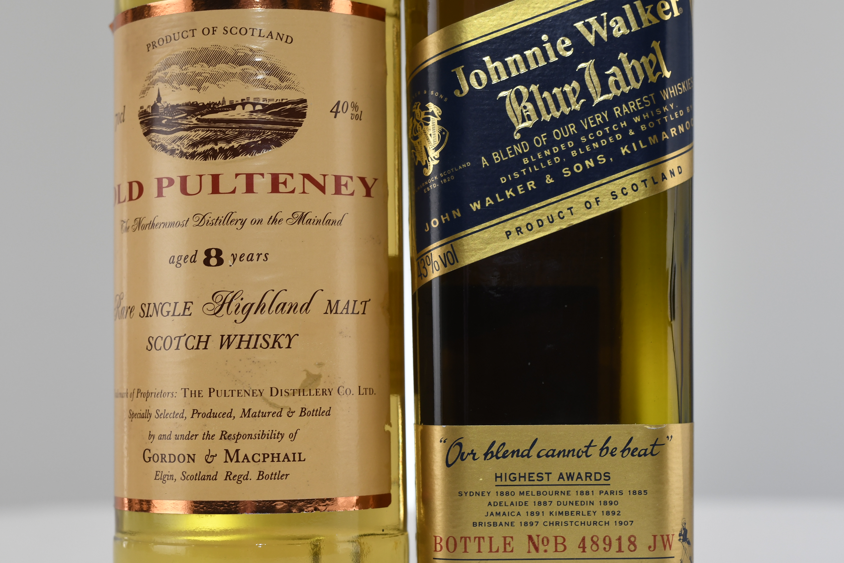 Johnnie Walker Blue Label And Old Pulteney - Image 2 of 2