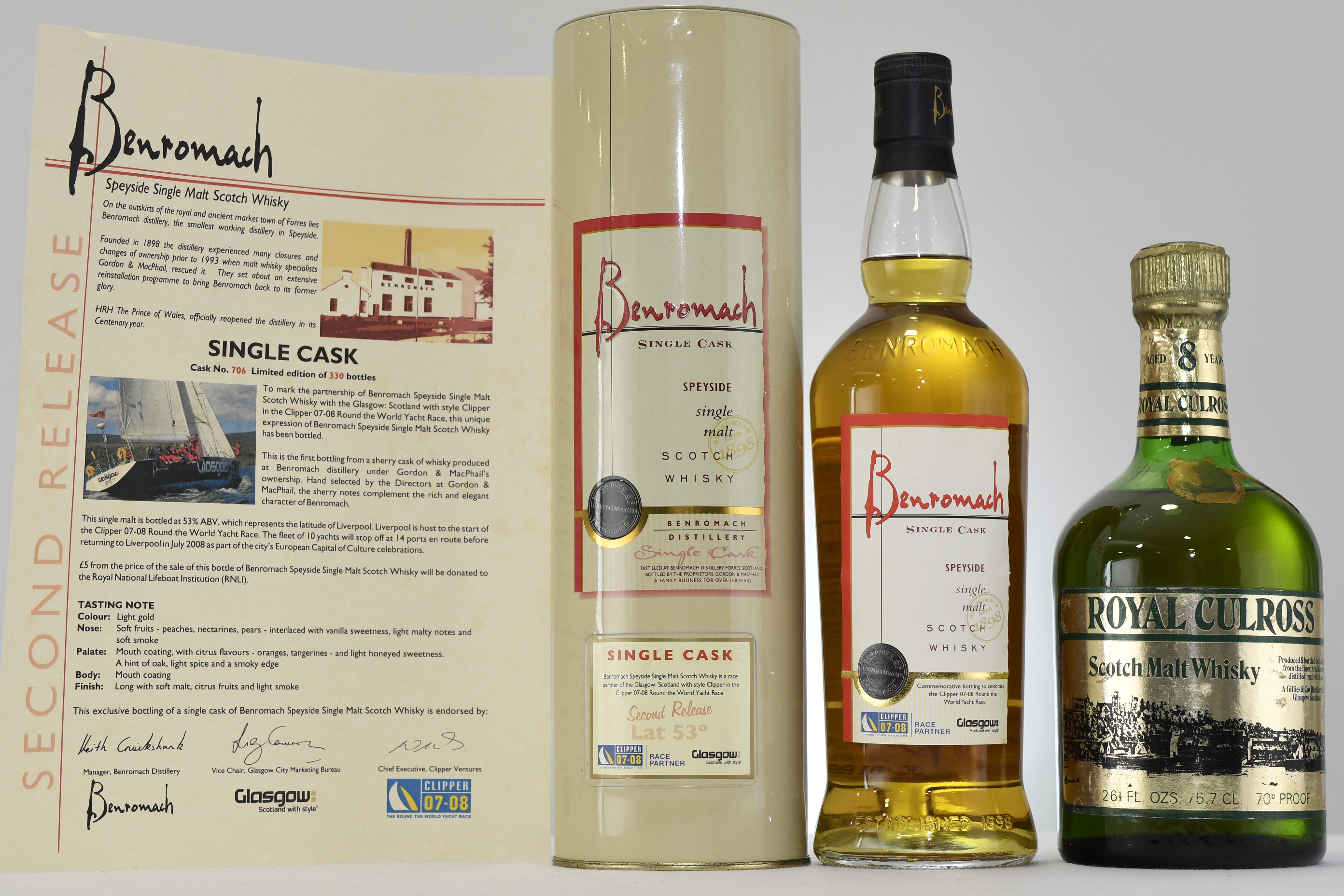 Benromach And Royal Culross