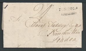 Virgin Islands / Antigua 1807 (May 16) Entire Letter from Parham House, Antigua, to Clement Tudway