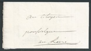 Egypt - French Occupation 1799 Entire Letter with printed heading of "Dugua General de Division" sen
