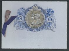 Royalty, COMMEMORATIVE SILVER JUBILEE BOOKLET KING GEORGE V & QUEEN MARY 1935