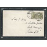 FINE LETTER & ENVELOPE GRAND DUCHESS LOUISE OF BADEN TO LADY O’CONOR 1921 Fine letter accompanied b