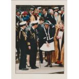 ROYALTY ORIGINAL PRESS PHOTO PRINCE CHARLES & PRINCESS DIANA LIVERPOOL 1993