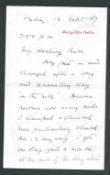 ARCHIVE 6 LETTERS SIR BRYAN GODFREY-FAUSSETT EQUERRY PRINCE OF WALES GEORGE V Fine collection of 6