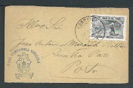 Portugal 1895 (Jun 13) Wrapper posted within Porto bearing 700th Birth Anniversary of St. Anthony 2